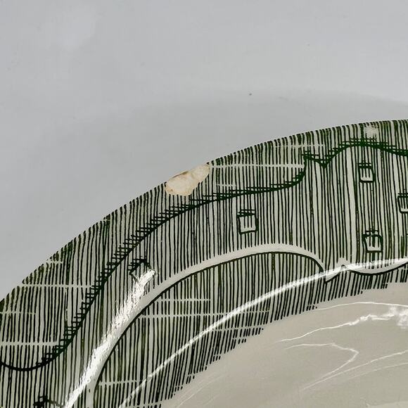 The Old Curiosity Shop Set Of 3 Soup Bowls 8.25” Royal China Green Vintage USA - Picture 5 of 5